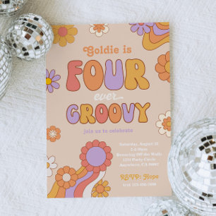 Quatre Invitation Super pour l'anniversaire