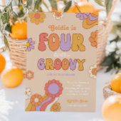 Quatre Invitation Super pour l'anniversaire