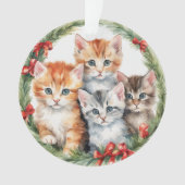 Quatre Mignons Kittens Noël Wreath Kids (devant)