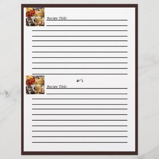 Quatre panneaux de dessert sur les cartes Brown au (Devant)