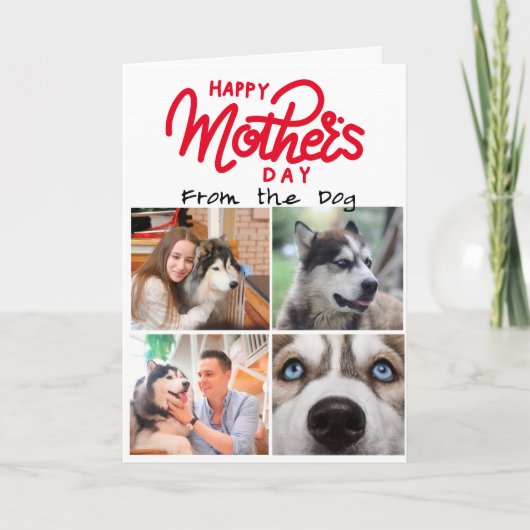 Quatre photos collage personnalisé pour la carte H (Devant)