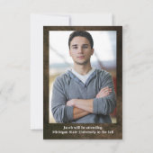 Quatre photos Cuir 3x5- Faire-part de diplôme (Dos)