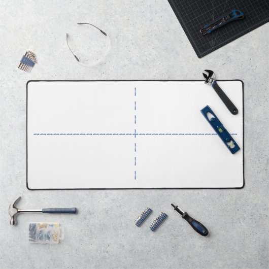Quatre rectangles en bleu (Poste de travail)