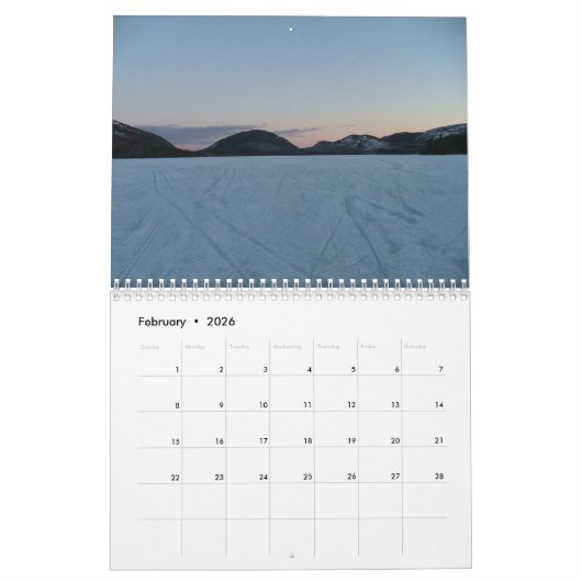 Quatre saisons dans le calendrier 2018 de parcs (Feb 2026)