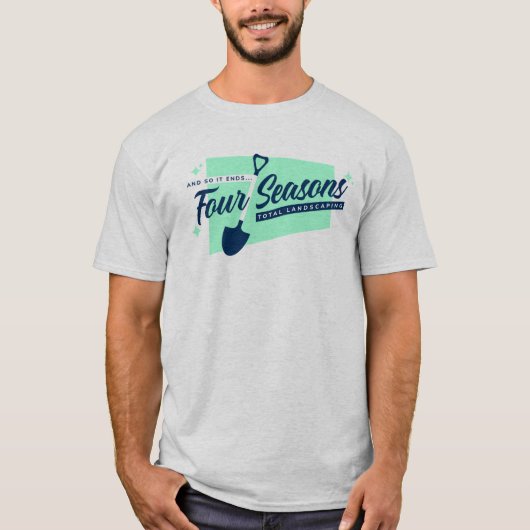 Quatre saisons Total Landscaping Hommes Tshirt (Devant)