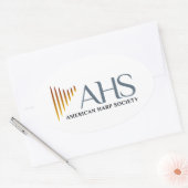 Quatre Stickers AHS ovaux (Enveloppe)