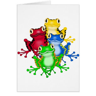 Quatre T-shirts et cadeaux de grenouilles