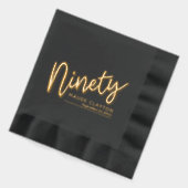 Quatre-vingt-dix-90e anniversaire de fête or noir (Gauche)