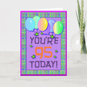 Quatre-vingt-dix-cinquième carte d'anniversaire