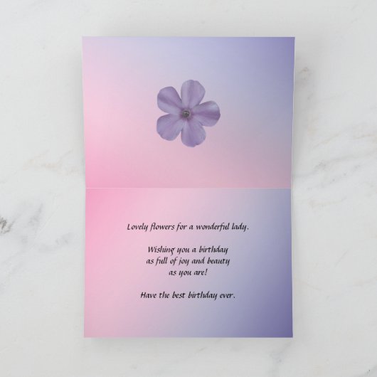 quatre-vingt-dix-neuvième carte d'anniversaire (Intérieur)