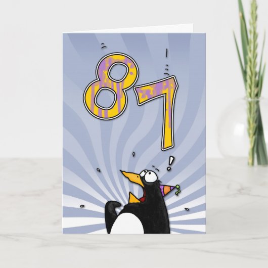 quatre-vingt-dix-septième anniversaire - carte de (Devant)