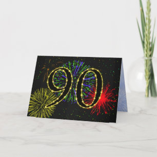 quatre-vingt-dixième Invitation de fête