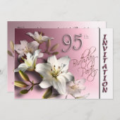 quatre-vingt-quinzième Invitation de fête (Devant / Derrière)