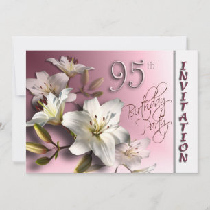 quatre-vingt-quinzième Invitation de fête