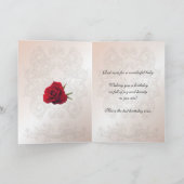 quatre-vingt-seizième carte d'anniversaire avec (Intérieur)