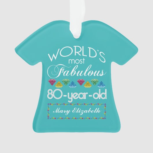 quatre-vingtième Anniversaire la plupart de (devant)