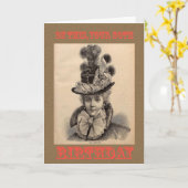 Quatre-vingtième carte d'anniversaire drôle (Fleur jaune)