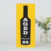 quatre-vingtième Invitation de fête d'anniversaire (Debout devant)