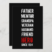 quatre-vingtième Invitation de partie de héros (Devant / Derrière)