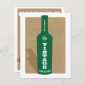 Quatre-vingtième invitation de partie de vin (Devant / Derrière)