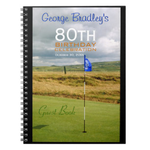 quatre-vingtième Livre d'invité de golf de