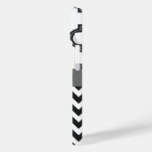 Quatrefoil Chevron Monogram Case-Mate iPhone Case (Achterkant / Links)