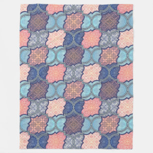 Quatrefoil Fleece Deken
