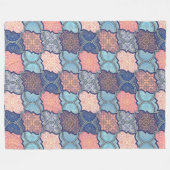 Quatrefoil Fleece Deken (Voorkant (Horizontaal))