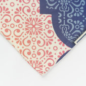 Quatrefoil Fleece Deken (Hoek)