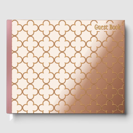 Quatrefoil Gastenboek (Voorkant)