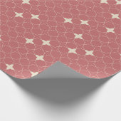 Quatrefoil Geometric Pattern Wrapping Paper Cadeaupapier (Hoek)
