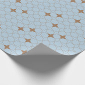 Quatrefoil Geometric Pattern Wrapping Paper Cadeaupapier (Hoek)