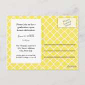 Quatrefoil Jaune - Carte postale (Dos)