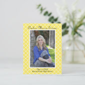 Quatrefoil Jaune - Carte postale (Debout devant)