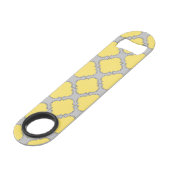 Quatrefoil jaune et gris (Devant angulaire)