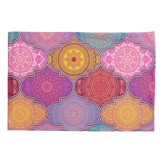 Quatrefoil Kussensloop (Achterkant-Links)