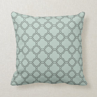 Quatrefoil Palladian Blue Decorative Pillow Kussen