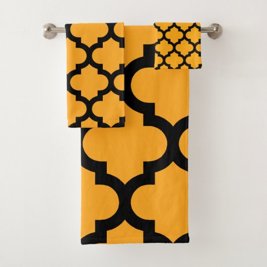 Quatrefoil Patroon Bad Handdoek (Insitu)