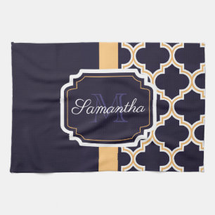 Quatrefoil Patroon Theedoek