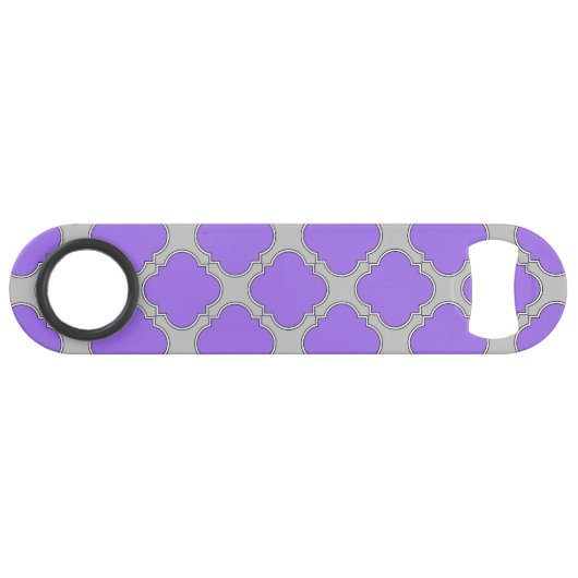 Quatrefoil violet et gris (Devant (Horizontal))
