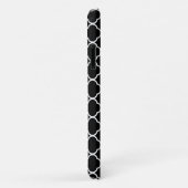 Quatrefoil, zwart-wit, Latticework, Trellis Case-Mate iPhone Case (Achterkant/rechts)
