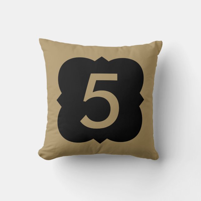 Quatrefolie: Nummer 5 Kussen (Voorkant)