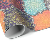 Quatrefoliepatroon Cadeaupapier (Rol Hoek)