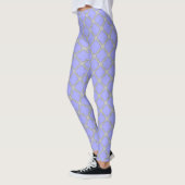 Quatrefolierambrij en grijs leggings (Links)