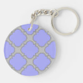 Quatrefolierambrij en grijs sleutelhanger (Achterkant)