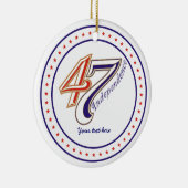 Quatrième ornement de conception 4 juillet texte (Droite)