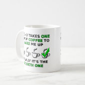 Quatrième Tasse Drôle de Mug (Devant gauche)