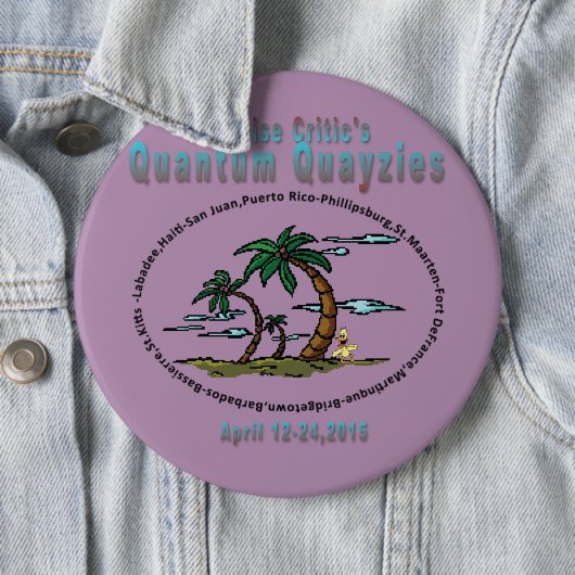 Quayzie Button Pin (In situ)