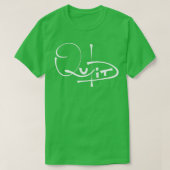 Qubit Quantum Computing T-shirt (Design voorkant)