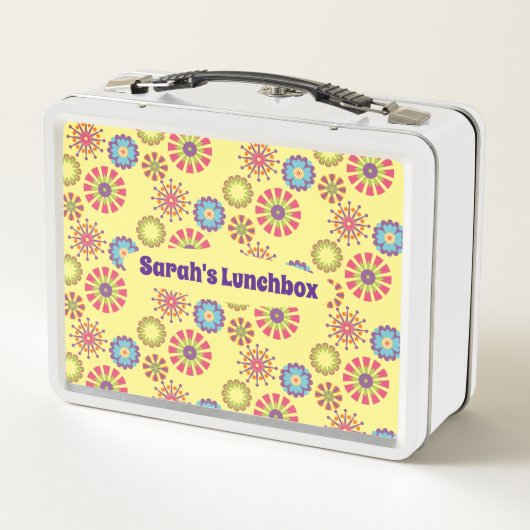 Que 70 Design Métal Lunchbox (Dos)